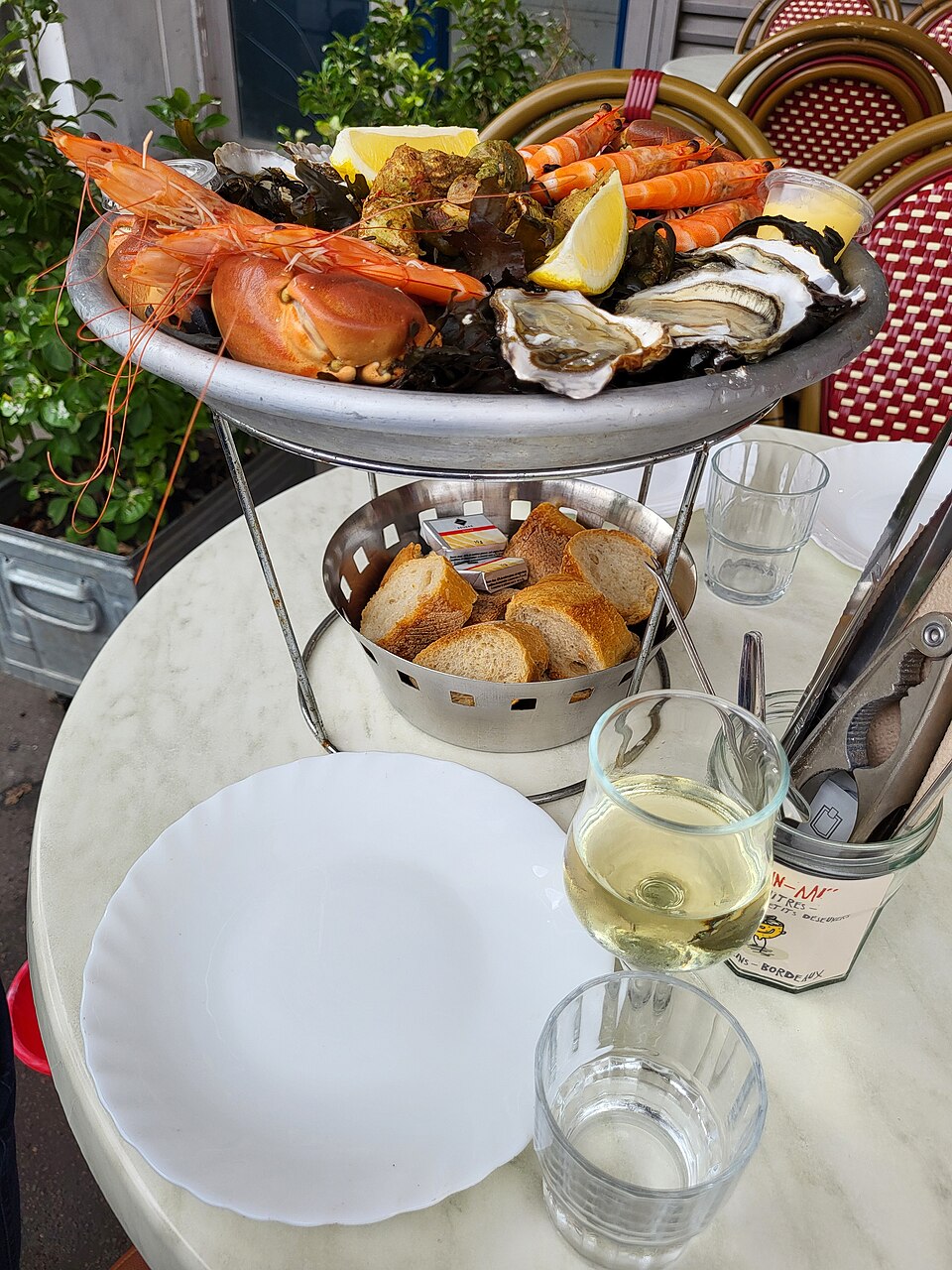 Plateau di crudi di mare